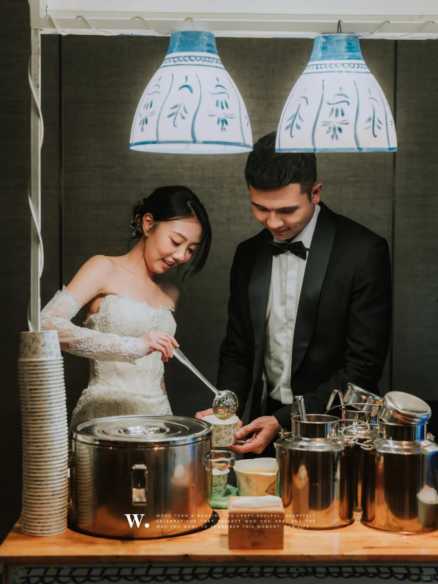 Wedding dessert station